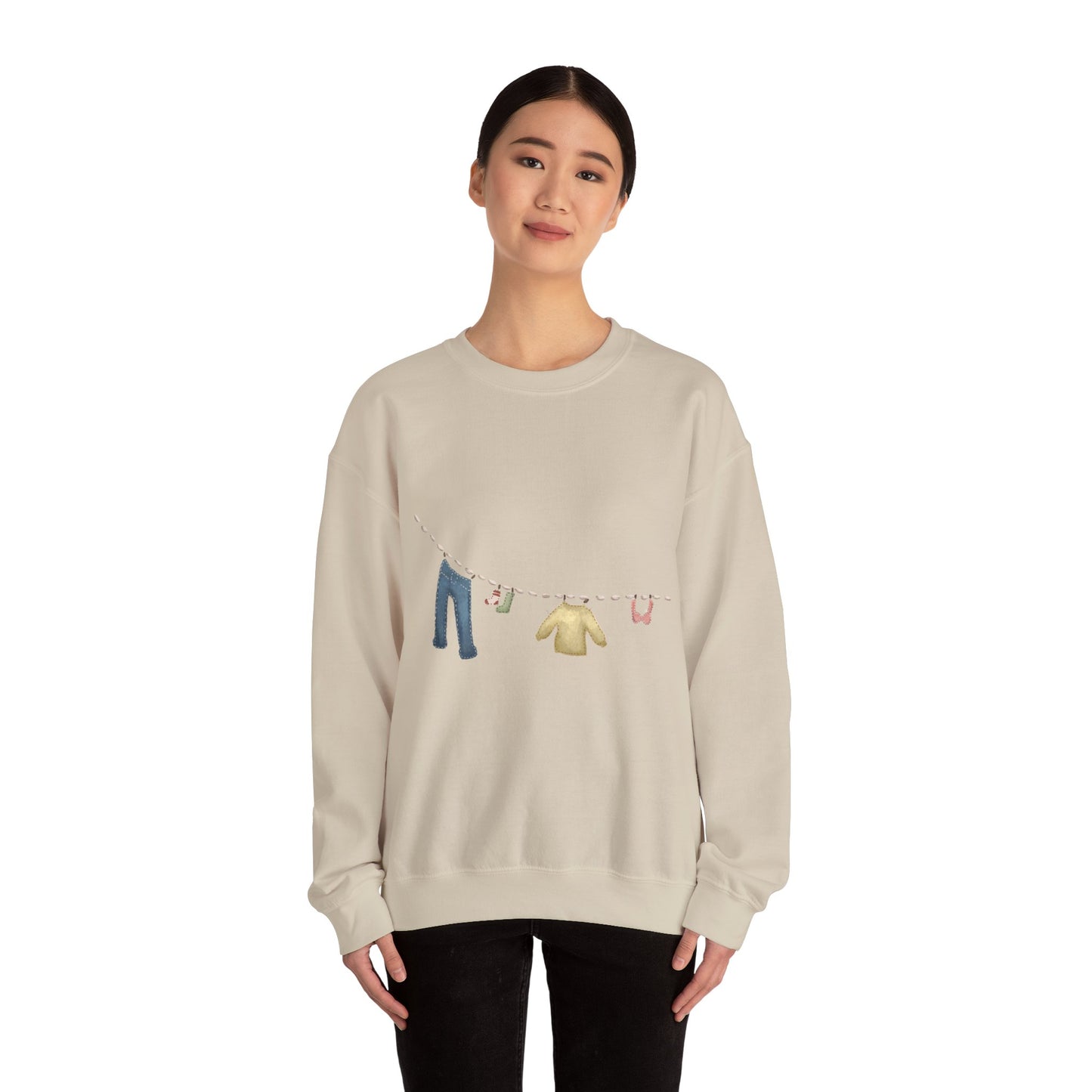 Drying Clothing Line Cozy Sweatshirt