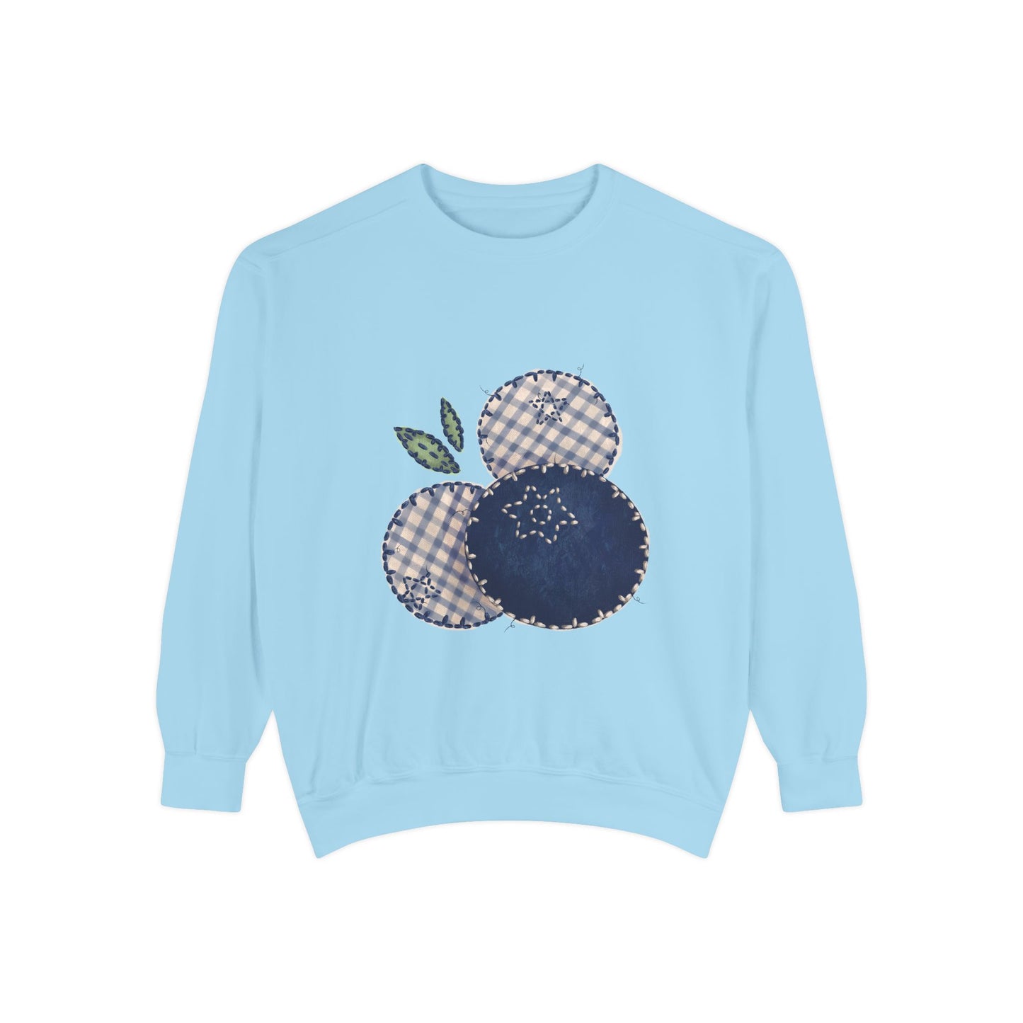 Blueberry Patchwork Sweatshirt