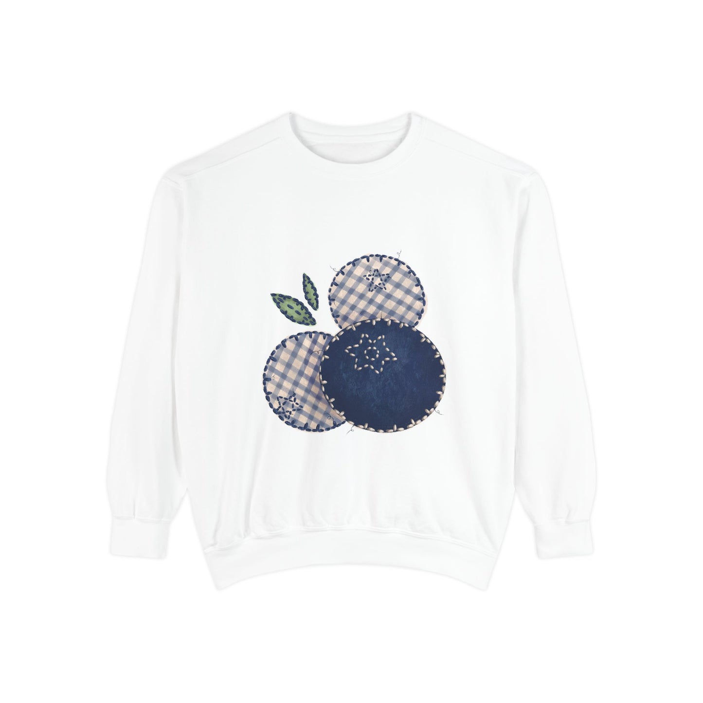 Blueberry Patchwork Sweatshirt