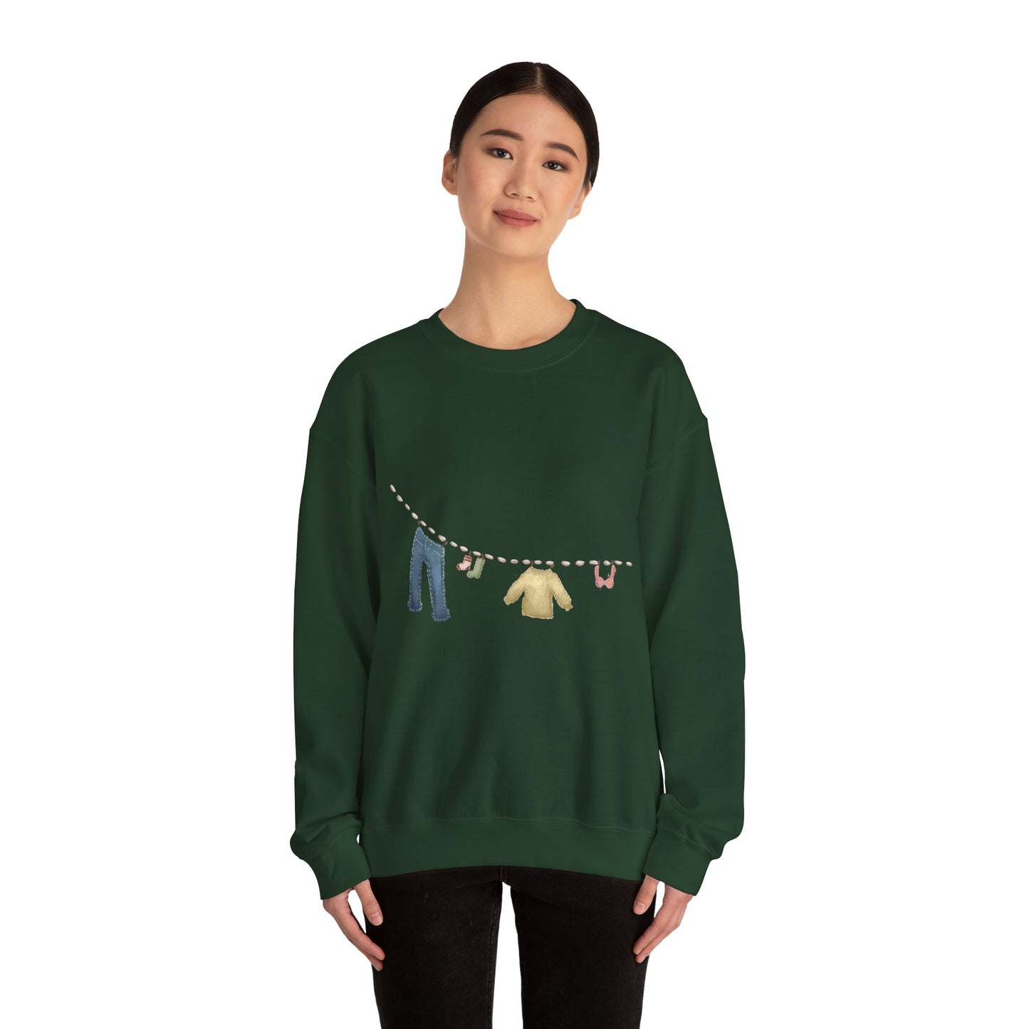 Drying Clothing Line Cozy Sweatshirt