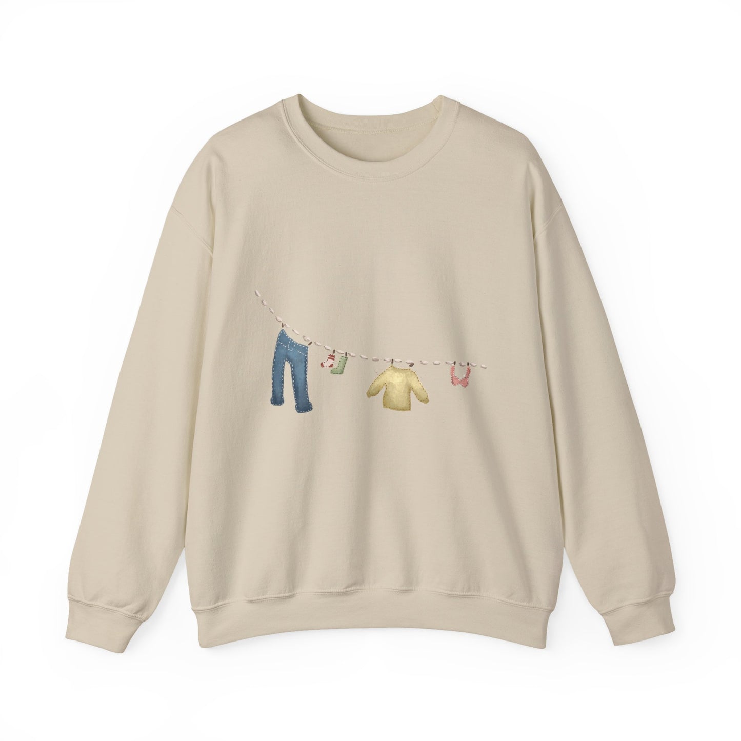 Drying Clothing Line Cozy Sweatshirt