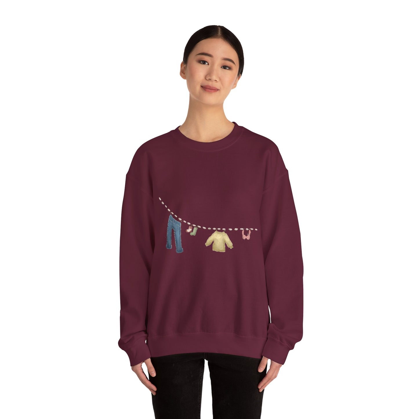 Drying Clothing Line Cozy Sweatshirt
