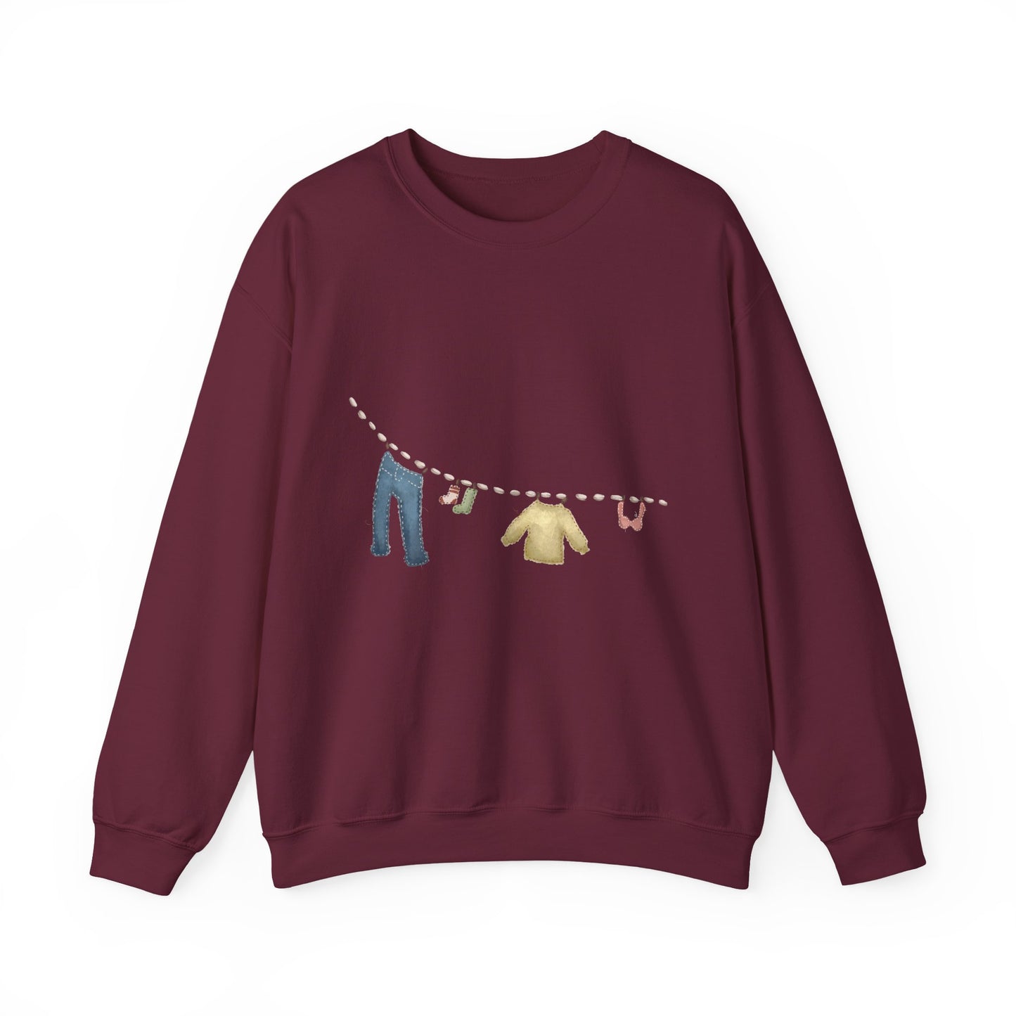 Drying Clothing Line Cozy Sweatshirt