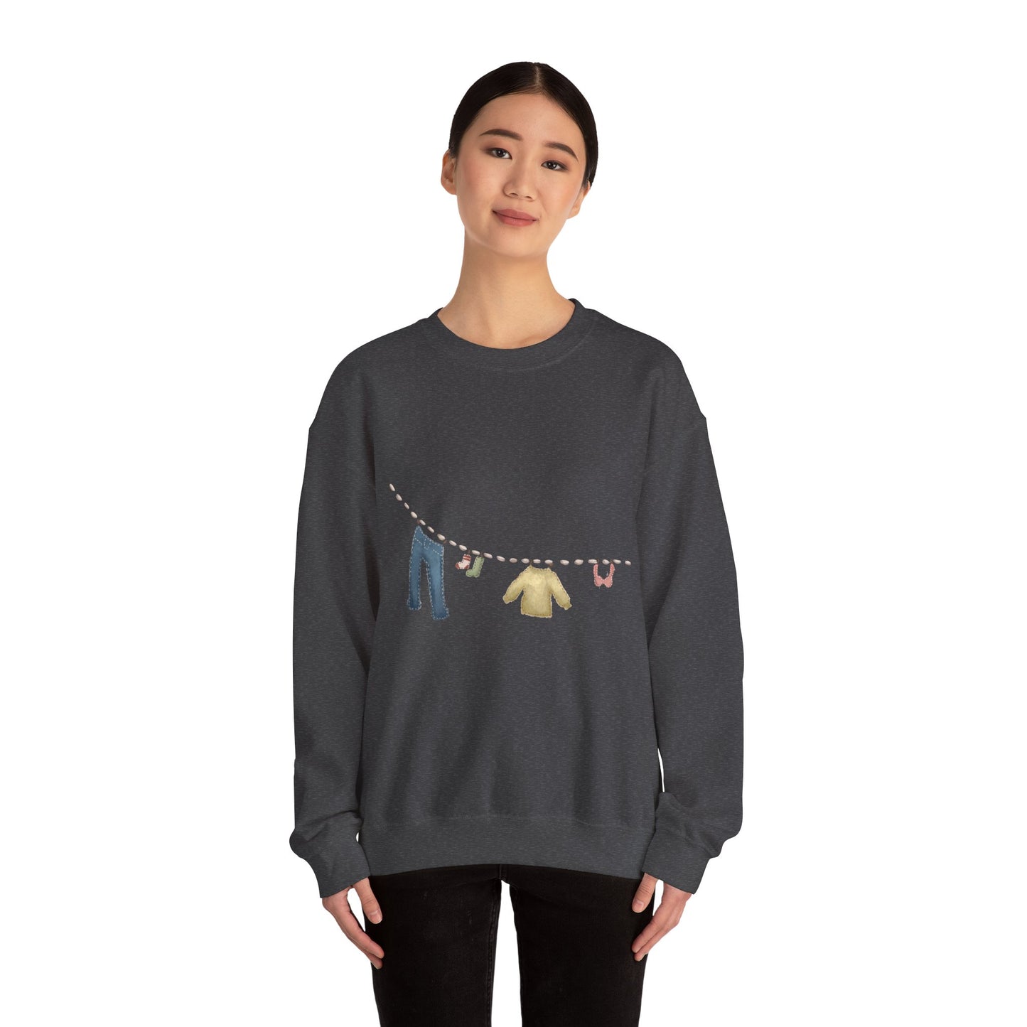 Drying Clothing Line Cozy Sweatshirt