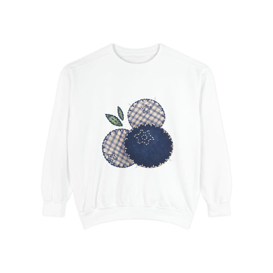 Blueberry Patchwork Sweatshirt
