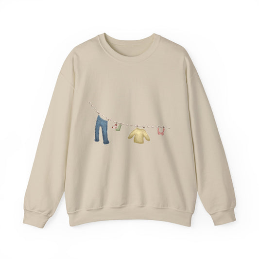 Drying Clothing Line Cozy Sweatshirt