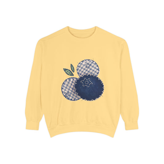 Blueberry Patchwork Sweatshirt
